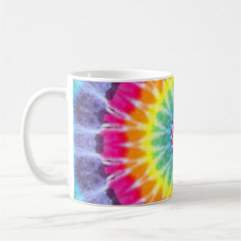 Caneca De Café Colorida Tie-Dye