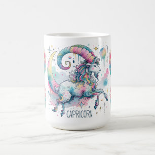 Caneca De Café Colorido Capricórnio Zodiacal Signo de Astrologia 