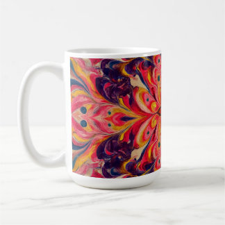 Caneca de café Colorido Kaleidoscópio Alegre