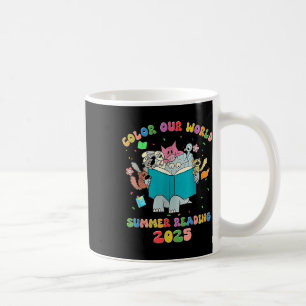 Caneca De Café Colorido o nosso Livro Bibliotecário do Verão de 2