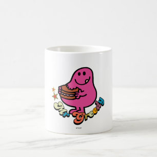 Caneca De Café Colorido Sr. Greedy Eating