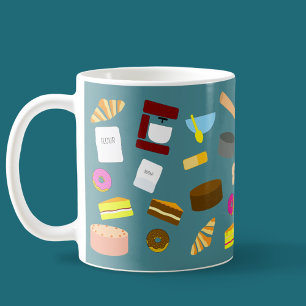 Caneca De Café Coloridos Produtos de Panificação e Utensílios de