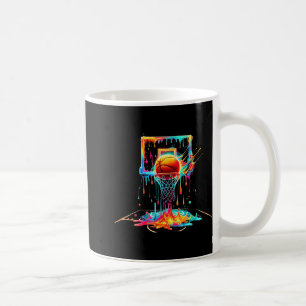 Caneca De Café Colorir Basquete Colorido Colorir Coluna Lâmpada C