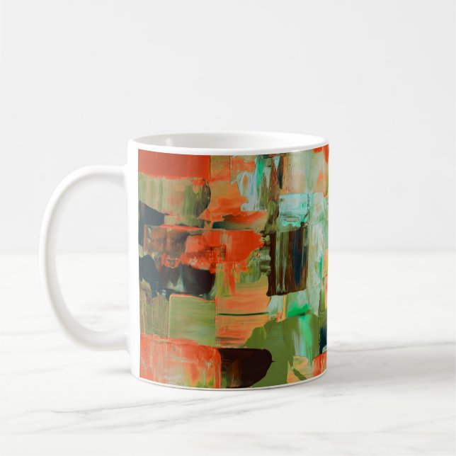 Caneca De Café Colour Rush Abstract Oil Paint V Mug (Esquerda)