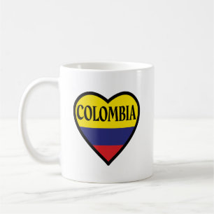 Caneca De Café Columbia Bandeja Branca de Café
