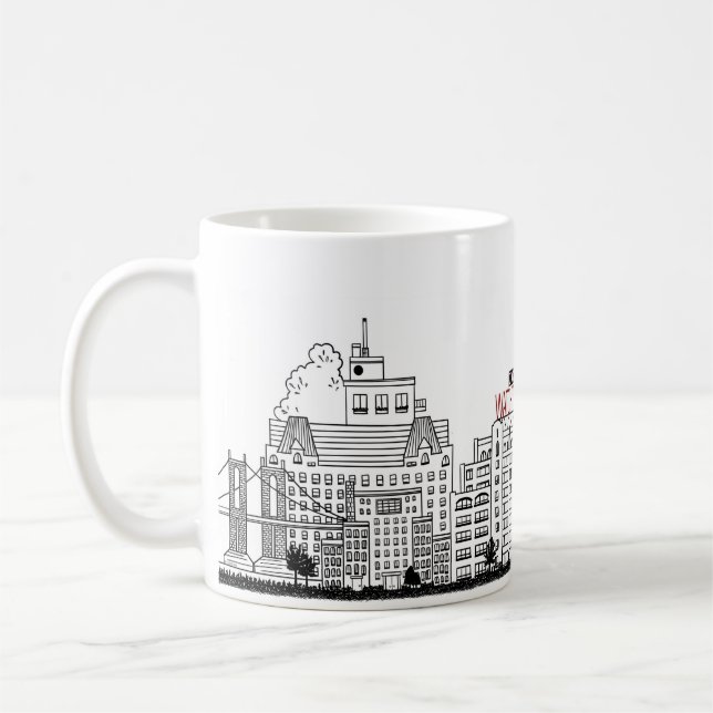 Caneca De Café Columbia Heights Nostalgic Mug (Esquerda)