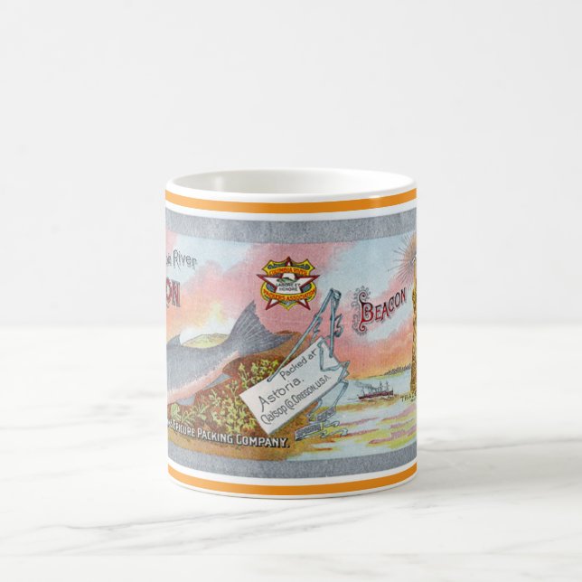 Caneca De Café "Columbia River chinook" (Centro)
