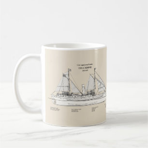Caneca De Café Columbina do Leitão USCG - SBD