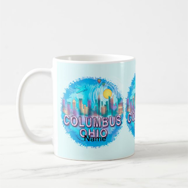 Caneca De Café Columbus Skyline (Esquerda)