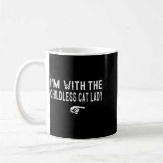 Caneca De Café Com a Dona de Gato sem Filhos Combinando Preguiça