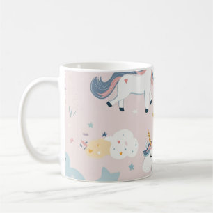 Caneca De Café Com amigos do unicórnio