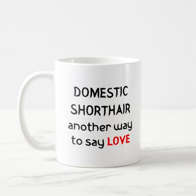caneca de café com amor doméstico (Esquerda)