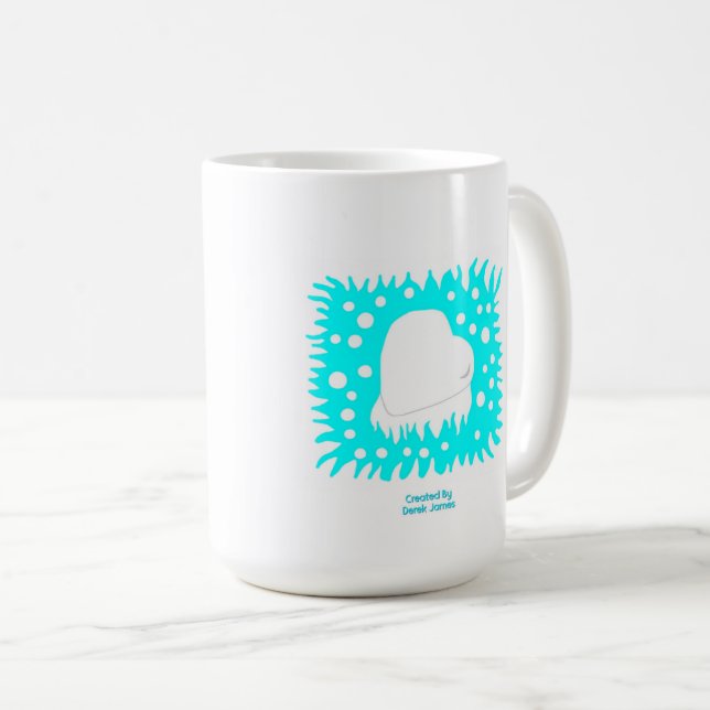Caneca de café com ar na neve (Frente Esquerda)