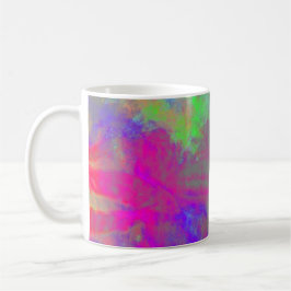 caneca de café com arte abstrata "Companhias Aérea