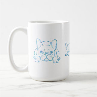 Caneca de Café com Arte de Linha Minimalista de Bu