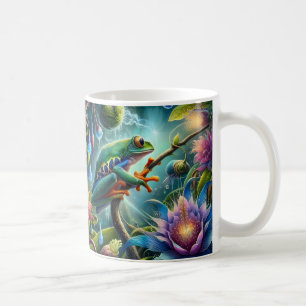 Caneca de Café com Arte de Sapo