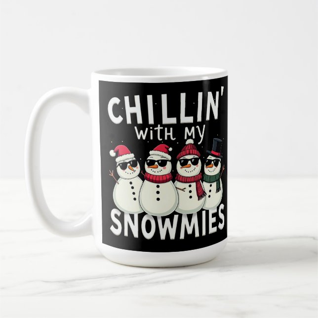 Caneca De Café Com As Minhas Neves Engraçadas Feliz Natal (Esquerda)