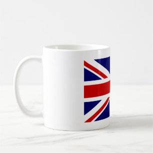 Caneca de café com bandeira britânica Jack