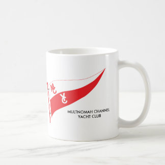 Caneca de café com burgee duplo