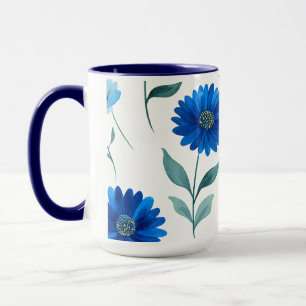 Caneca de Café com Charme e Estampa Floral