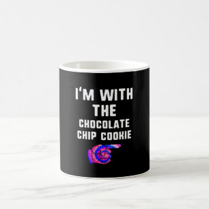 Caneca De Café Com Chocolate Chip Cookie Tie Dye Halloween