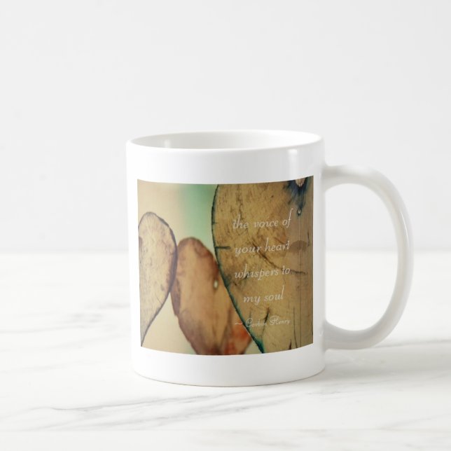 Caneca de café com citação de amor da alma gêmea r (Direita)
