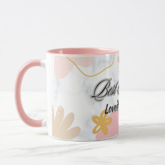Caneca de café com citação de amor materno