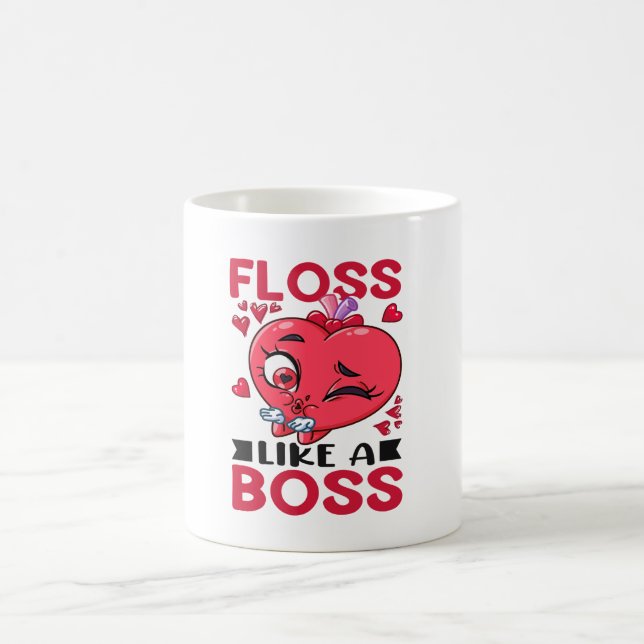 Caneca de café com citação dentária engraçada (Centro)