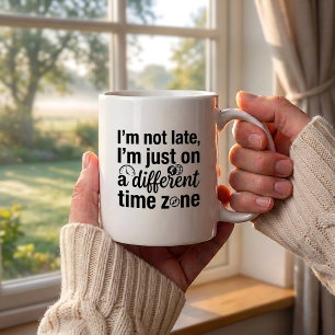 Caneca de Café com Citação Divertida Presente para
