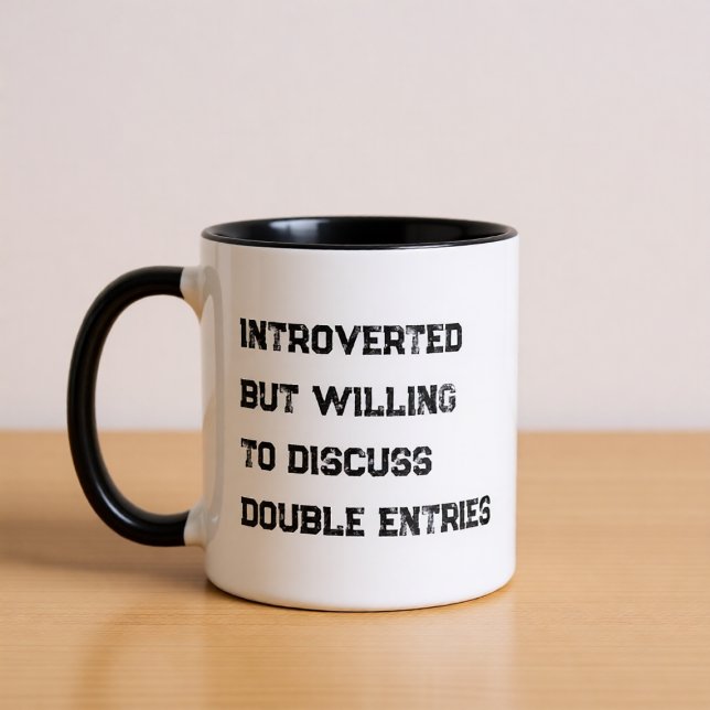 Caneca de café com citação engraçada para contador (Criador carregado)