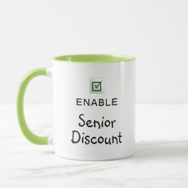 Caneca de Café com Citação Engraçada sobre Ativar 