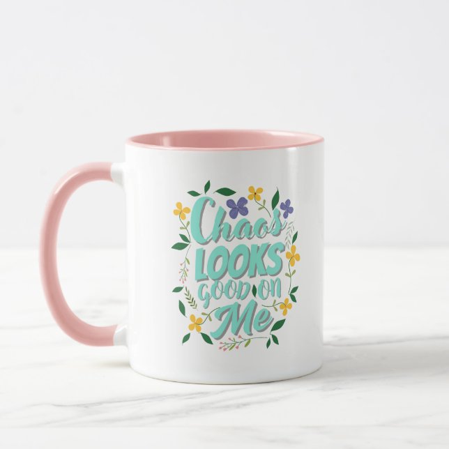 Caneca de café com citação estética (Esquerda)