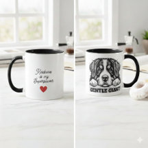 Caneca de Café com Citação Inspiradora Gentle Gian