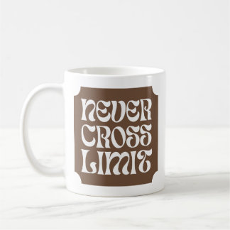 Caneca de Café com Citação Inspiradora Nunca Ultra
