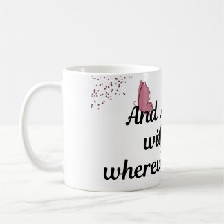 caneca de café com citação islâmica