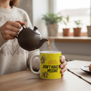 Caneca de Café com Citação Motivacional de Mentali