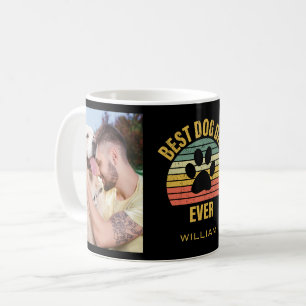 Caneca de Café com Colagem de Fotos do Melhor Pai 