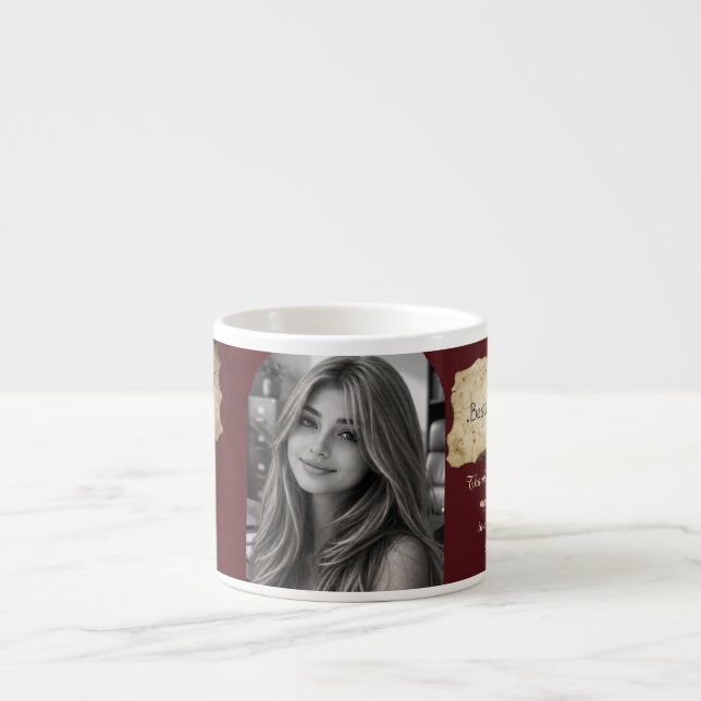Caneca de Café com Colagem de Fotos Personalizada  (Frente)