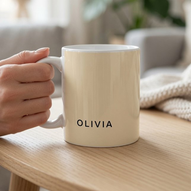 Caneca de Café com Creme de Manteiga Personalizada (Criador carregado)