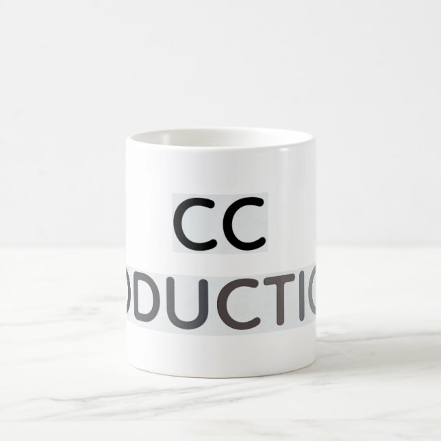 Caneca de café com degradê de preto para cinza da  (Centro)