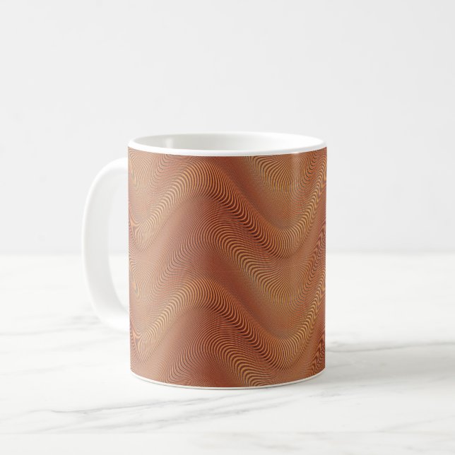 Caneca de Café com Design Artístico (Frente Esquerda)