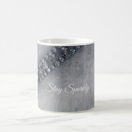 Caneca de Café com Diamantes e Pelúcia