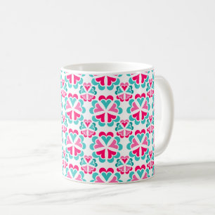 Caneca de café com duas tonalidades artística
