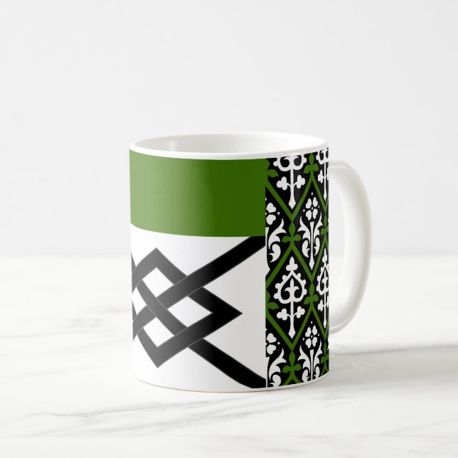 Caneca de Café com Emblema da População da Baronia (Frente Esquerda)