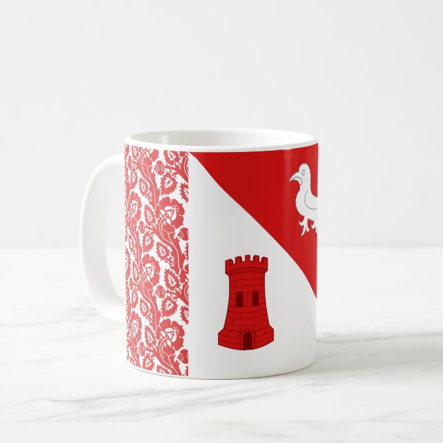 Caneca de Café com Emblema da População do Cantão  (Frente Esquerda)