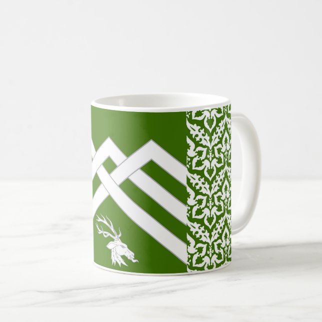 Caneca de Café com Emblema do Cantão da População  (Frente Esquerda)