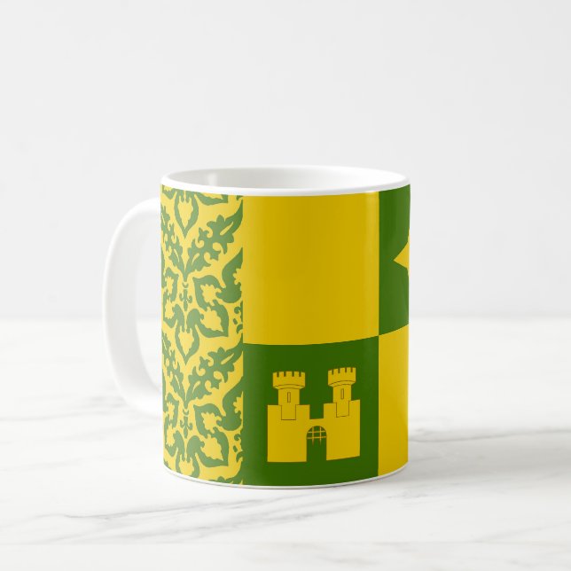Caneca de Café com Emblema do Povo do Cantão do Ca (Frente Esquerda)