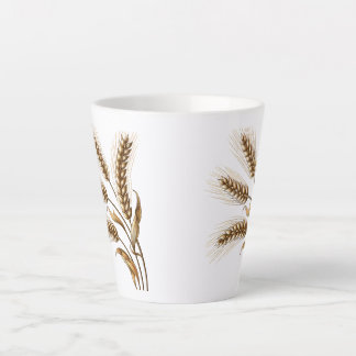 Caneca de Café com Espigas de Trigo – Xícara de Ca