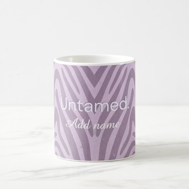 Caneca de Café com Estampa de Zebra Selvagem (Centro)