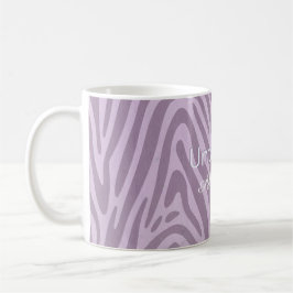 Caneca de Café com Estampa de Zebra Selvagem